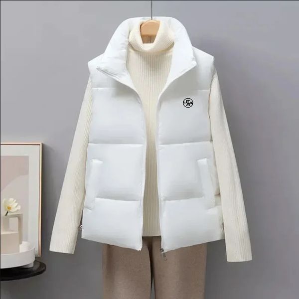 Großgröße Frauen S Golfweste Down Cotton Steckted Jacket Luxury Brand Bekleidung Winter 231020