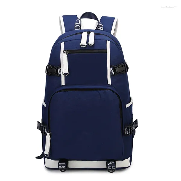 Rucksack, Schulreisetasche für Herren und Jungen, leichter College-Rucksack mit Laptopfach, mittlere Schultasche, Studenten-Büchertasche