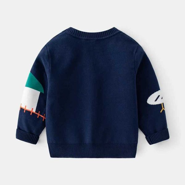 Pullover 2-8T Capretto Neonate Maschietti Vestiti invernali Bambino Carino Infantile Maglione Cardigan Maglia Top Stampa animale Infantile Maglieria Cappotto Outfit L23121511