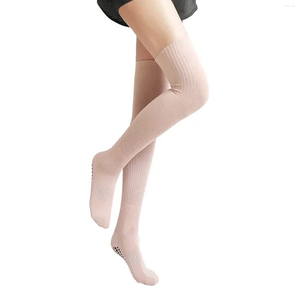Meias femininas sólido longo tubo na altura do joelho sexy moda natal mostrar menina cosplay meias joelho alto plus size