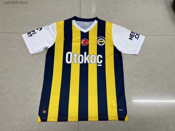 Поклонники вершины Tees 2023 2024 Fenerbahce Soccer Jerseys Fred Dzeko Kent Cengiz под руководством Batshuayi Tadic Aziz Kadioglu Kahveci Zajc Arao Szalai Istanbul 23 24 Дом вдали