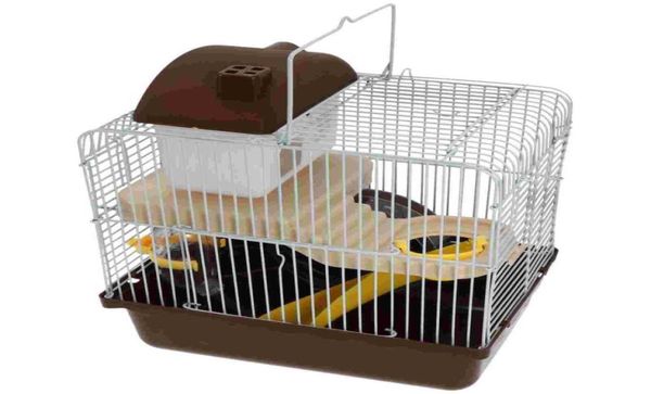 Товары для мелких животных Клетка для домашних хомяков Роскошный дом Портативные мыши Домашняя среда обитания Украшение6863974