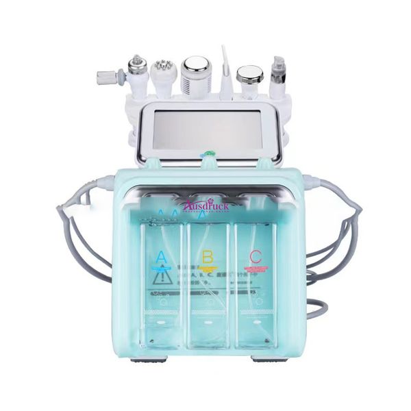 Шесть в одном Корейский водород и кислород с маленькими пузырьками кожи Комплексное управление Инъекция кислорода и увлажнение Производитель инструментов для чистки салонов красоты