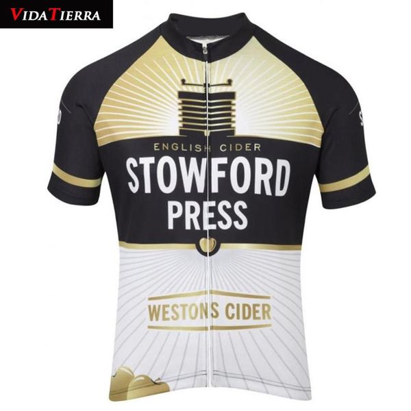 VIDATIERRA 2019 homens Coloridos cerveja camisa de ciclismo preto ropa ciclismo roupas de bicicleta estrada mtb pro corrida maillot lucky219B