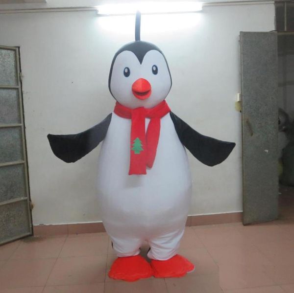Factory de desconto de 2018 O mascote de Santa Penguin para o Natal para o adulto usar para FUN1465076