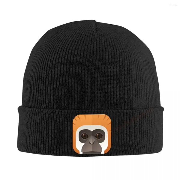 Berretti GIBBON Animal Lover Beanie Bonnet Cappelli in maglia Uomo Donna Cool unisex adulto berretto invernale caldo per regalo