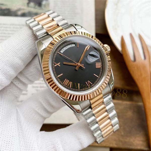 Großhandel berühmter Marken für Herrenuhren, hochwertige Luxus-Automatikuhren mit Datumszifferblatt, luxuriöse modische römische digitale Damenuhr, Designer-High-End-Mechanische Uhr