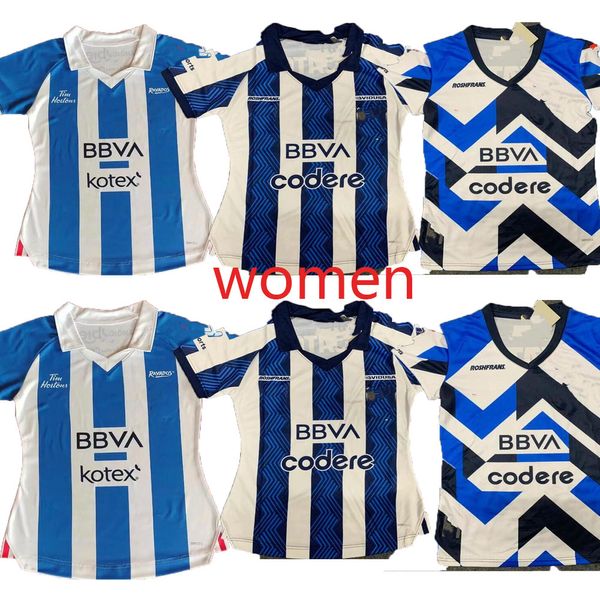 LIGA MX RAYADOS MONTERREY Camisas de futebol CANALES R.Funes 2023 2024 Home Edição Especial Mori M.MEZA Liga Mexicana Top Quality Mulheres Camisa Especial de Futebol