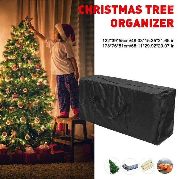 Сумки для хранения, органайзер для рождественской елки, портативный тканевый Оксфорд, пыленепроницаемый, многофункциональное одеяло, подушка, садовый инструмент, поставка