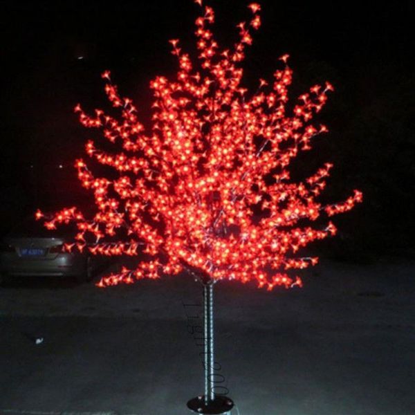 LED -Weihnachtslicht Kirschblütenbaumlicht 2 m Höhe 110 VAC 220 VAC Regenfisch Outdoor -Verwendung 289t