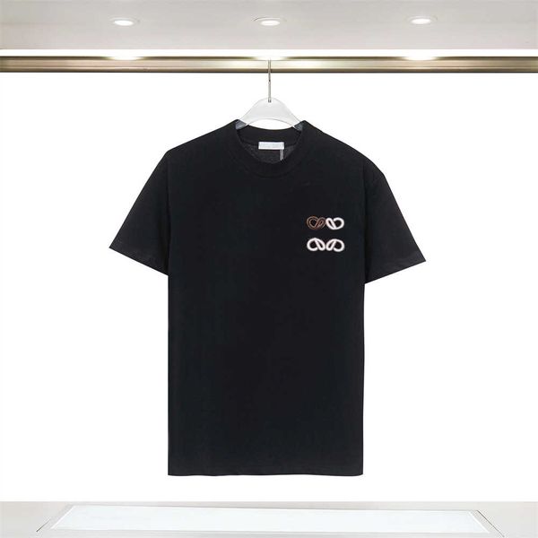 Luxus-Herrendesigner T-Shirt Schwarz Red Letter Printed Shirts Kurzarm Modemarke Designer Top Tees Asian Size S-XXXL SA ## 963