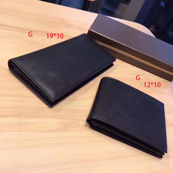 Erkek cüzdan deri cüzdan ultra ince moda inek derisi kredi kartı/kimlik kartı tutucu para çantası lüks iş uzun cüzdan katlanabilir cüzdan dhgate çanta