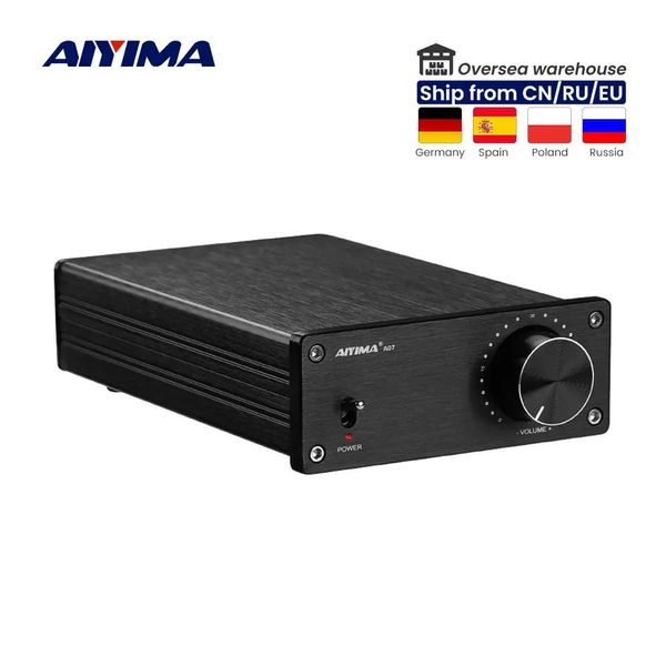 Amplificadores Amplificadores AIYIMA A07 TPA3255 Amplificador de Potência 300Wx2 Classe D Estéreo 2.0 Amplificador de Áudio Digital HiFi Amplificadores de Som Home Speaker Ampli