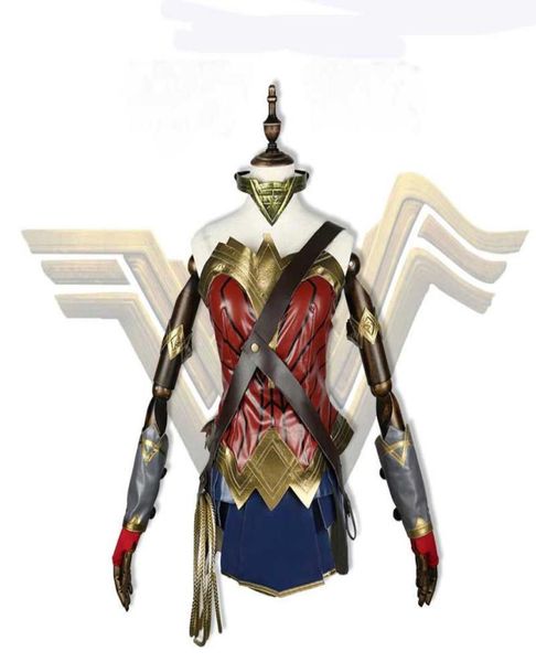 Film Batman v SupermanDawn of Justice Wonder Woman Costume Cosplay per donne adulte Abbigliamento moda Carnevale Natale9823627