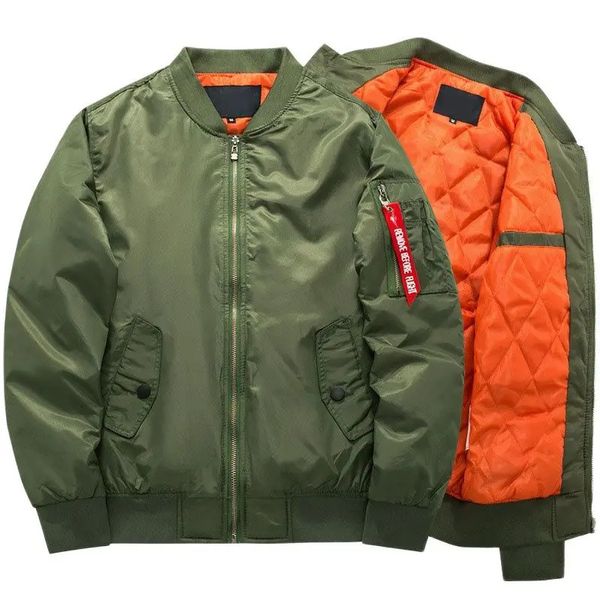 ARCSINX JAPET BOMBER MEN WINTER GRESSO VOLAMENTO 8XL 7XL 6XL 5XL 4XL Green Green Plus Tamanho Man Jackets 231220