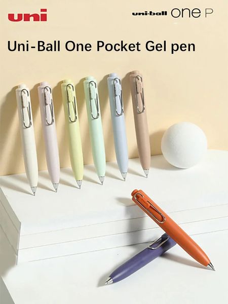 UNI Taschen-Gelstift UniBall Tragbarer Stift Super süßer Chubby-Körper UMNSP Kawaii-Briefpapier 231220