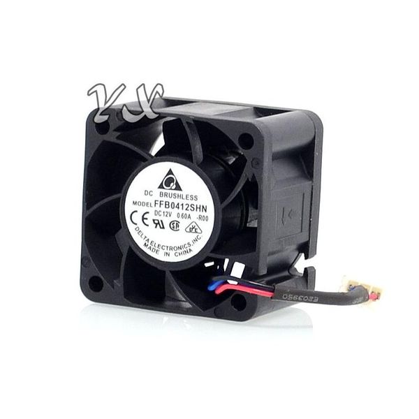 Ventole Raffreddamenti Nuovo originale Ffb0412Shn 4Cm 4028 0.6A Server di allarme di stallo velocità ventola per computer Delta 40X40X28Mm Drop Delivery Netwo Dhlfk