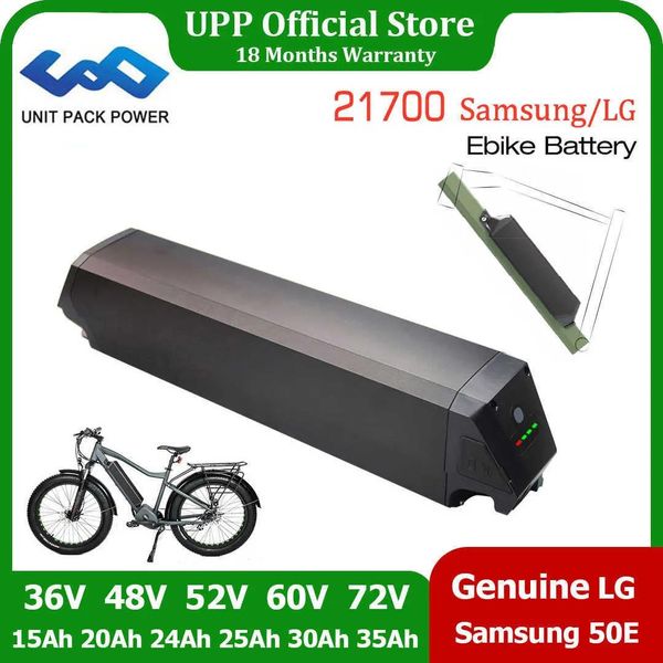 Baterias 21700 Samsung LG Dorado Ebike Battery 36V 48V 52V 30AH 25AH 20AH 1500W 1000W 750W 250W NCM Bike Reivent Bicky Battery