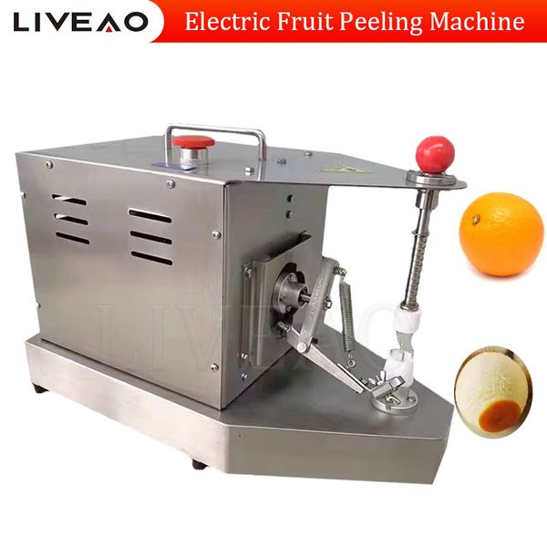 Piccolo funzionamento elettrico Easy Operation Fruit Peeler Lemon Orange Peeling Machine