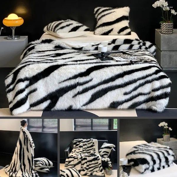 Cobertores de leopardo engrossar quilt king size para inverno fofo sofá de luxo de luxo, luxuoso, crianças suaves, bebê