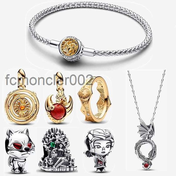 Charm Bracelets 2023 Halloween Neue Designerin für Frauen Schmuck DIY FIT PANDORAS BRACETRING GOLD RINGSPAMPLIE