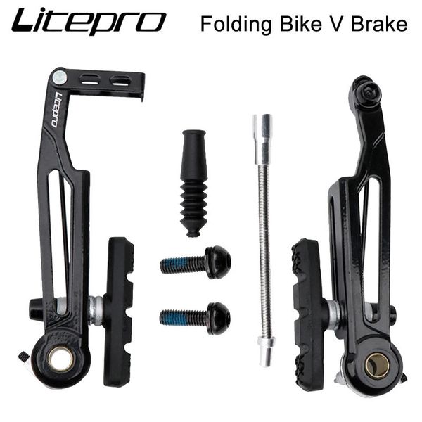 LitePro Bicycle V Brake Set Faltfahrradarme Direkter BXM 110 mm verlängerter Bremssattel Cantilever Cycling Accesories 231221