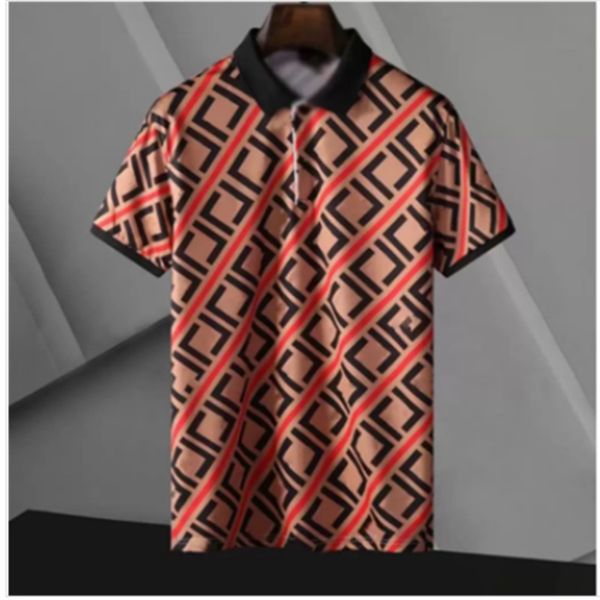 2024 Designer Stripe Polo Shirt magliette Polos Serpente Polos Ape Floral ricami Mens High Street Fashion T-shirt M-3xl