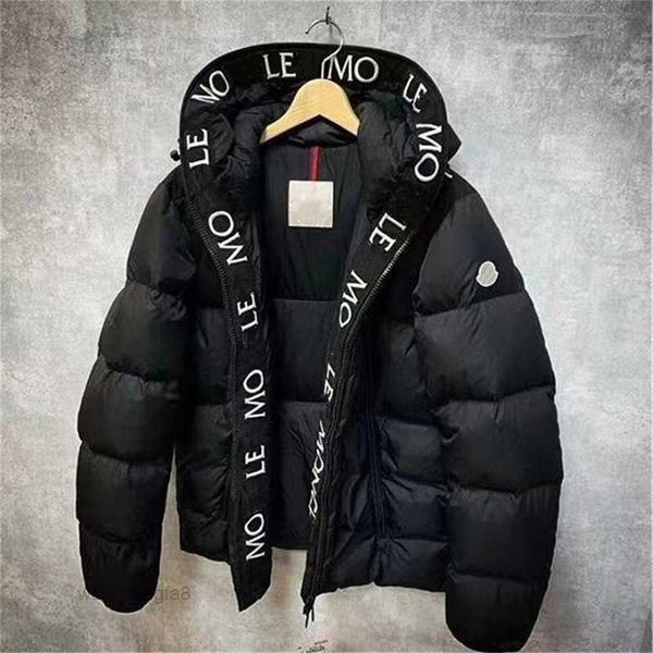 Designer maschile inverno caloroso giacca in giù per il materiale opaco lucido M-5xl Nuova moda WG92