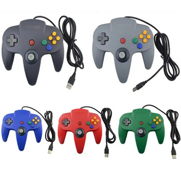 N64 USB N64 ABS Геймпад Контроллер Джойстик Компьютерная игра Ручка USB Геймпад 231220