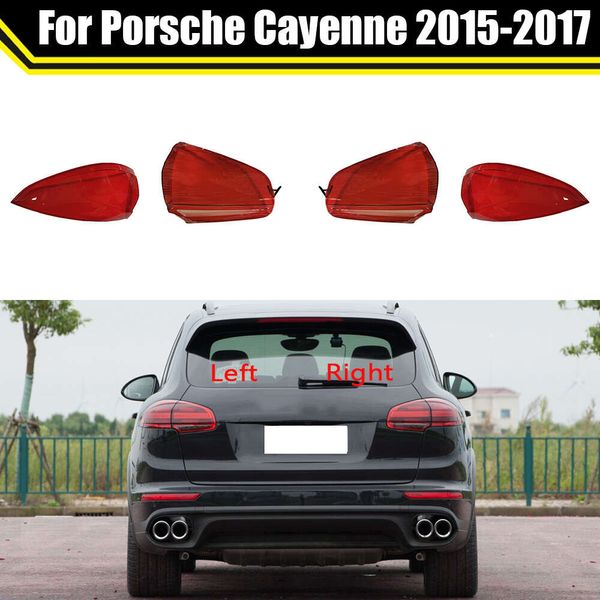 Custodia per leggi a coda per Porsche Cayenne 2015 2016 2017 Copertina posteriore per lenti posteriori del fanale posteriore.