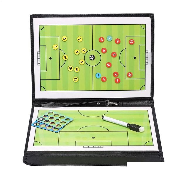 Altri beni sportivi calcio pieghevole calcio magnetico calcio di calcio ing-board per il treno di abbinamento con pezzi di marker 2 in 1 accessori DHK1Y