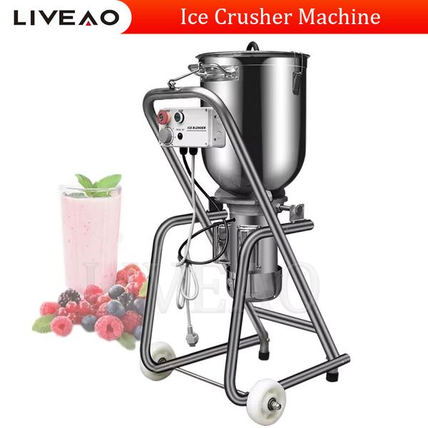 Máquina de liquidificador de gelo industrial Máquinas de lama elétrica Liquidificador comercial Aço inoxidável