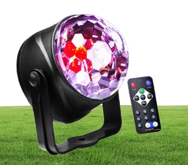 EpAcket Taşınabilir Lazer Projektör Lambası aşaması LED Işıklar RGB Yedi Mod Aydınlatma Mini DJ Lazer Noel için Uzaktan Kumanda PAR4937469