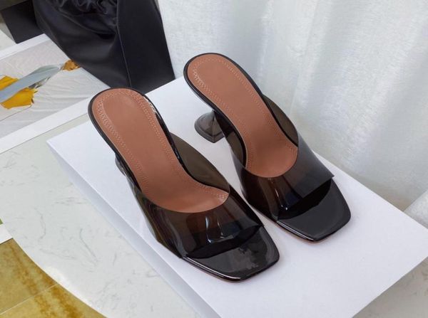 Designer di alta qualità da signore tacchi a stiletto amina sandali con tacchi alti scarpe da abbigliamento muaddi cristallo rivetti lettere uniche in varie 8645502