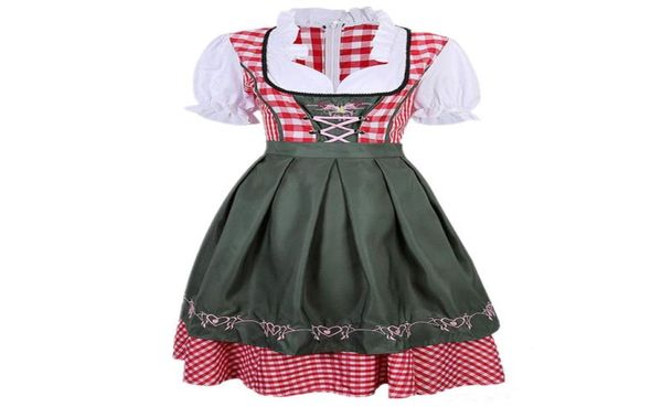 Kostüm Aksesuarları S4XL Bayan Alman Oktoberfest Bira Kız Bavyera Geleneksel Dirndl Elbise Apron9199716