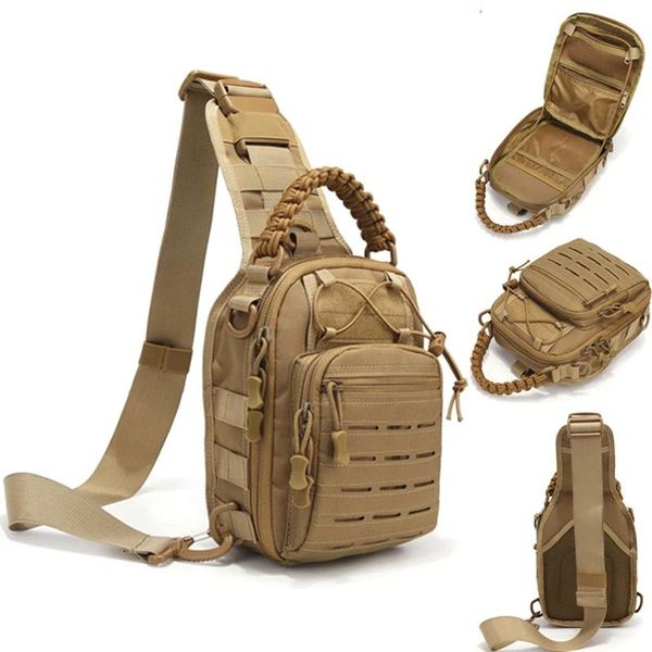 Packs 1000D Militärische Taktische Umhängetasche EDC Outdoor Reise Wasserdicht Wandern Camping Rucksack Jagd Camouflage Armee Taschen