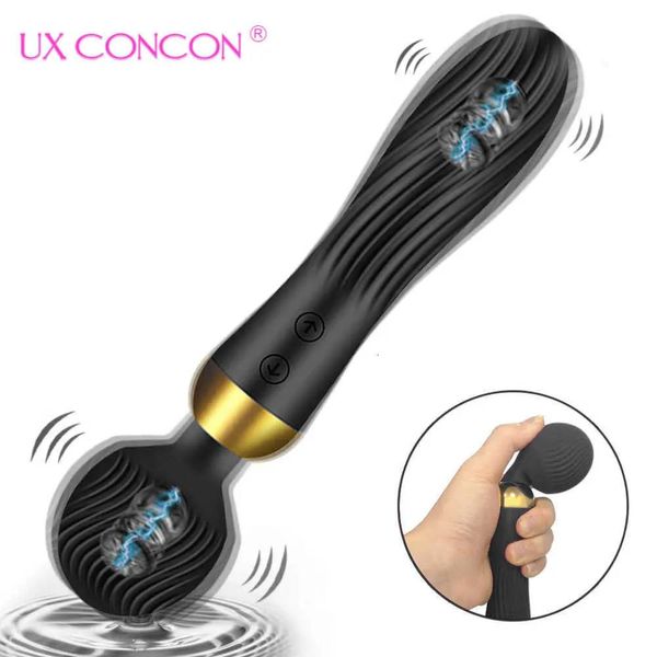 Massger Sex Toy Massager 18 Speeds Speeds poderosos vidratórios vibradores Av Magic Wand GSPOT Brinquedos de massager para mulheres clitóris estimula os bens a