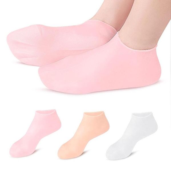 Носки Чулочно-носочные изделия 1 пара Силиконовый увлажняющий спа-гель для пяток Отшелушивающий и предотвращающий сухость кожи ног Уход за омоложением Эластичный S6210247