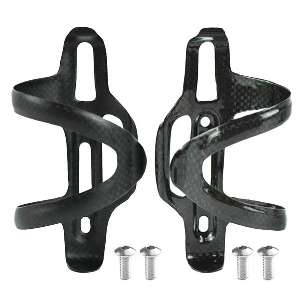 Ultra leve de fibra carbono completo bicicleta garrafa água gaiola bebida titular leve para mtb mountain bike estrada ciclismo 231220