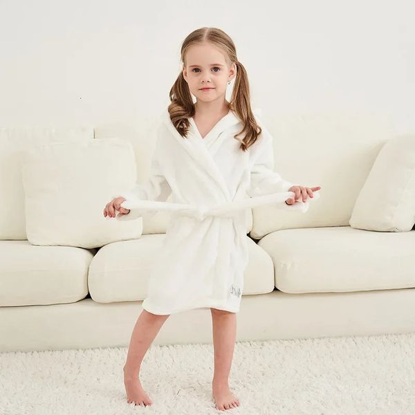 Çocuklar için Batrobe Kız Çocuk Giysileri Kız Pazen Banyosu Cobe Giysileri Çocuk Karikatür Gece Çekme Çocuk Pijamaları Kız İçin Pijamalar 4-12 Yıl 231221