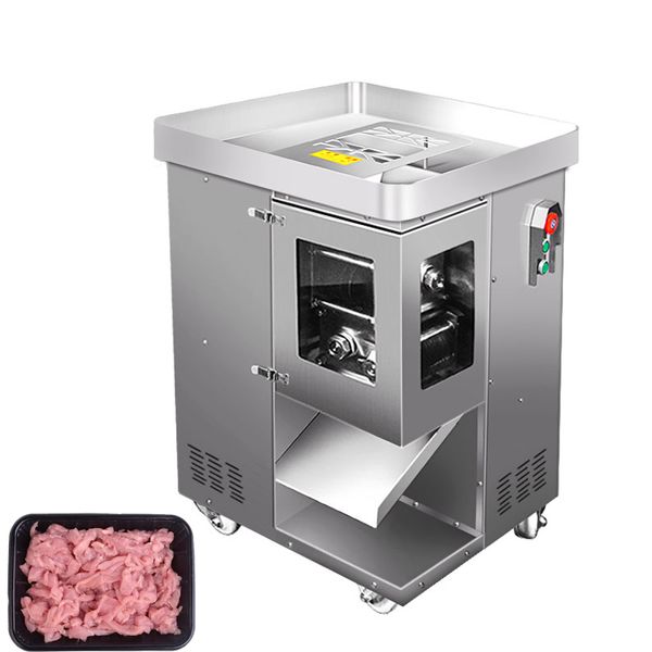 Fleischschneider elektrischer Fleisch Slicer Signaler Fleischschneidemaschine Doppelblatt Design Fleischschneide und Shredding -Maschine