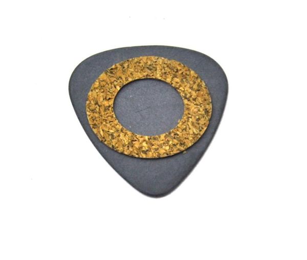 36 pezzi XHeavy 15mm antiscivolo Delrin 351 plettri per chitarra con anello in fibra di rondella nero3891265