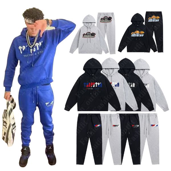 Trapstar set kapşonlu moda kapüşonlu kazak sweatshirt sweatshirt hip hop büyük boy jumper lovers hoodies en iyi moda kalitesi daha kalın pamuk jumperlar s-x