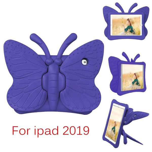 Sacos borboleta eva suporte crianças caso de espuma para apple ipad mini 4 2018 2019 9.7 10.2 capa à prova de choque tablet caso