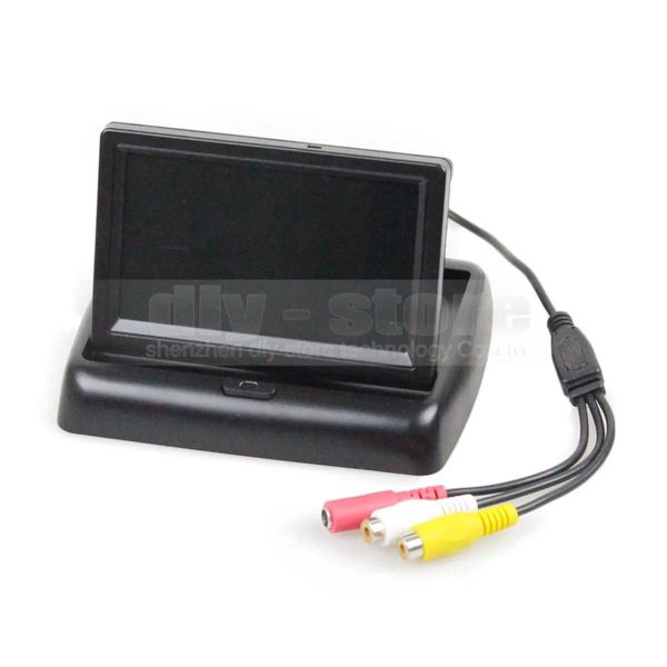 Sensors Diykit 4 3 Zoll Auto -Umkehrkamera -Kit BACK UP CAR Monitor LCD Display HD LED Nachtsicht Auto Rückblick Camera 327Q