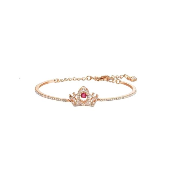 Bracciale Swarovskis Bracciale Gioielli Donne Braccialetti di qualità di qualità originale Bracciale corona per donne con regali del braccialetto