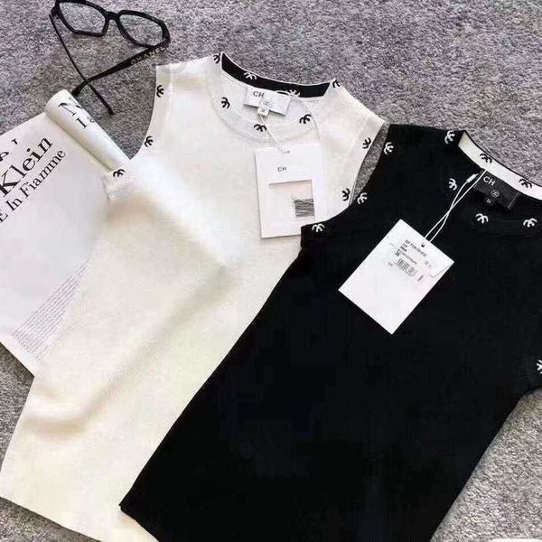 Kadın Tankları Camis Designer Jeans Yeni Lüks Marka Moda Orijinal Etiket Versiyonu Küçük CC Koku Sporları Ter Emme Giyim Gizli Yelek En İyi Kadın