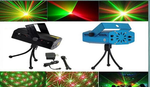 Multicolor -Mini -LED -Bühnenlichter Laser Show Projector Disco DJ Ausrüstung Weihnachtslichtfeier Hochzeitsbeleuchtung AC110240V19555827