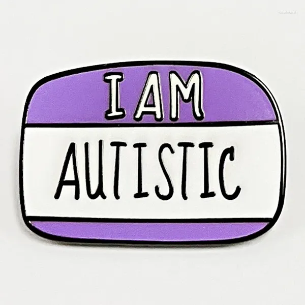 Broschen ich bin autisticenamel pin versteckt