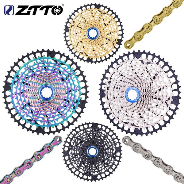 Ztto 12 Speed ​​Bicycle Cassette HG MTB 1150T 12S 11t Aço completo 12Speed ​​K7 Mountain Bike Free Wheel Sprocket NX GX Eagle R8000 231221